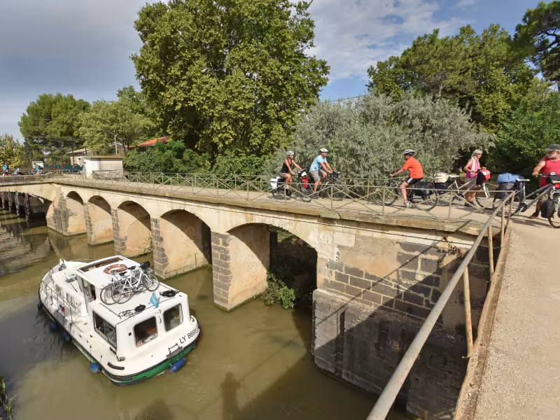 L'écluse du Libron sur le canal du Midi