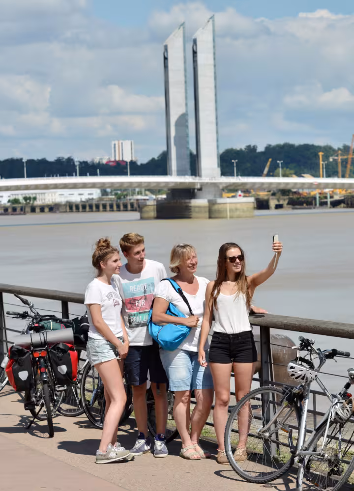 Bordeaux sur les quais de la Gironde