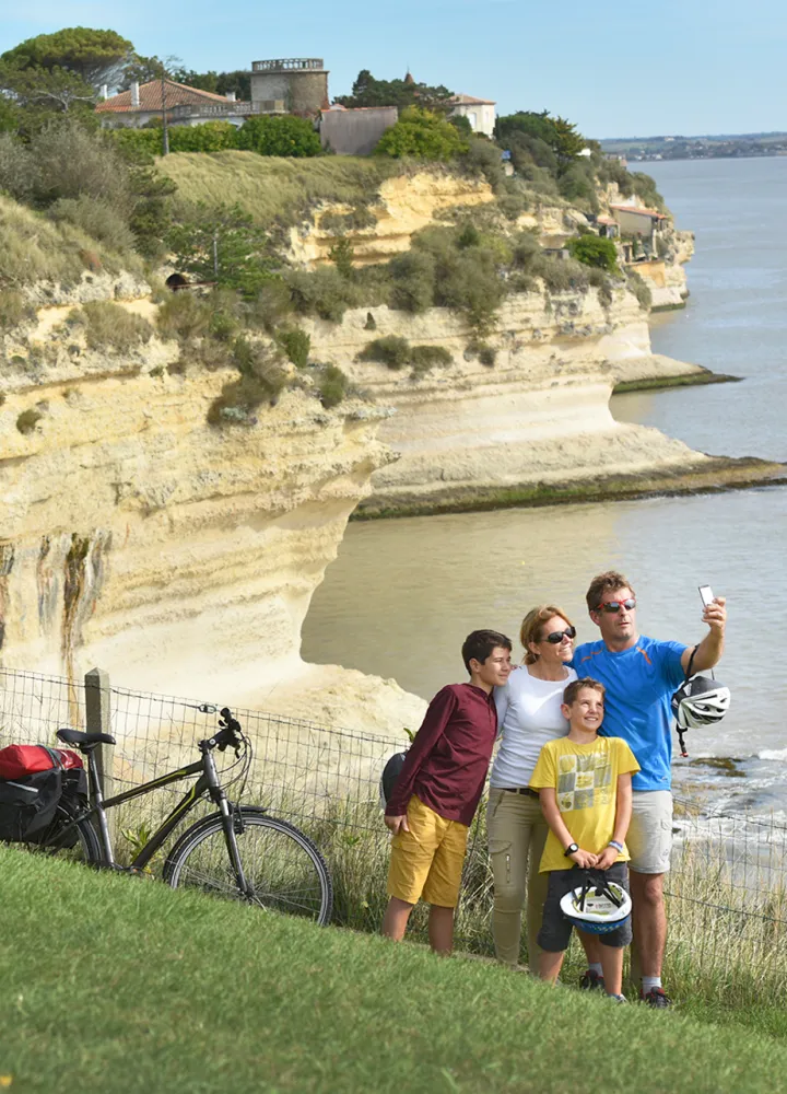 heights of the limestone cliffs