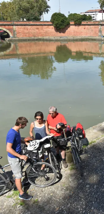 The Garonne Canal, an extension of the Canal du Midi