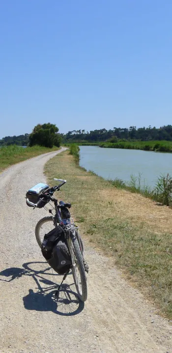 Greenway beside the Canal de la Robine