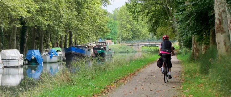 Canal de Garonne à vélo