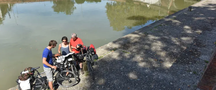The Garonne Canal, an extension of the Canal du Midi