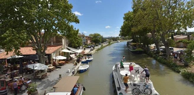 The Canal du Midi by bike : Homps / Le Somail