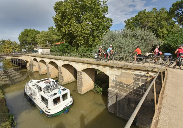 L'écluse du Libron sur le canal du Midi