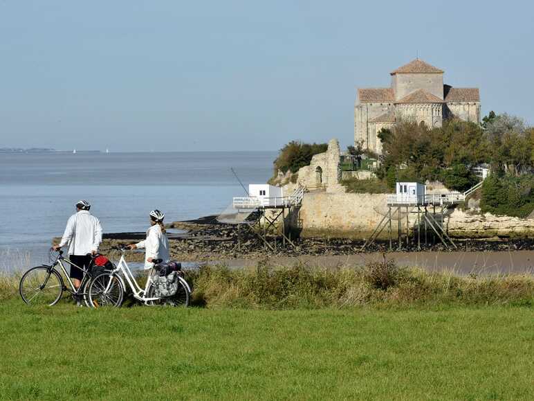 Zoom sur le village de Talmont-sur-Gironde